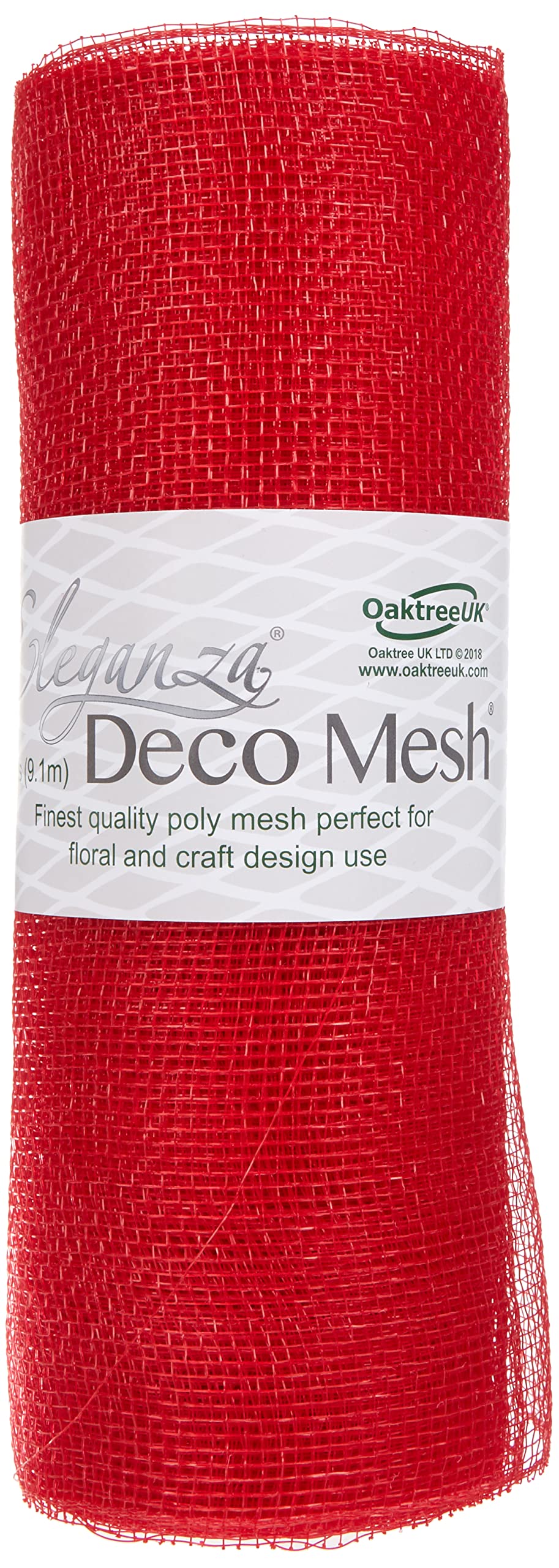 Eleganza Deco Mesh, Poly Mesh, Red, 25 x 6 x 6 cm