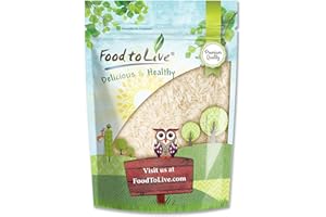 Jasmine White Rice, 3 Pounds — Long-Grain, Raw, Vegan, and Kosher, Bulk. Fluffy Texture. Good Source of Protein and Folate. P