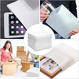 GIAK Foam Packing Sheets 100 Pack White 13" x 13" Recyclable Polyethylene view 7