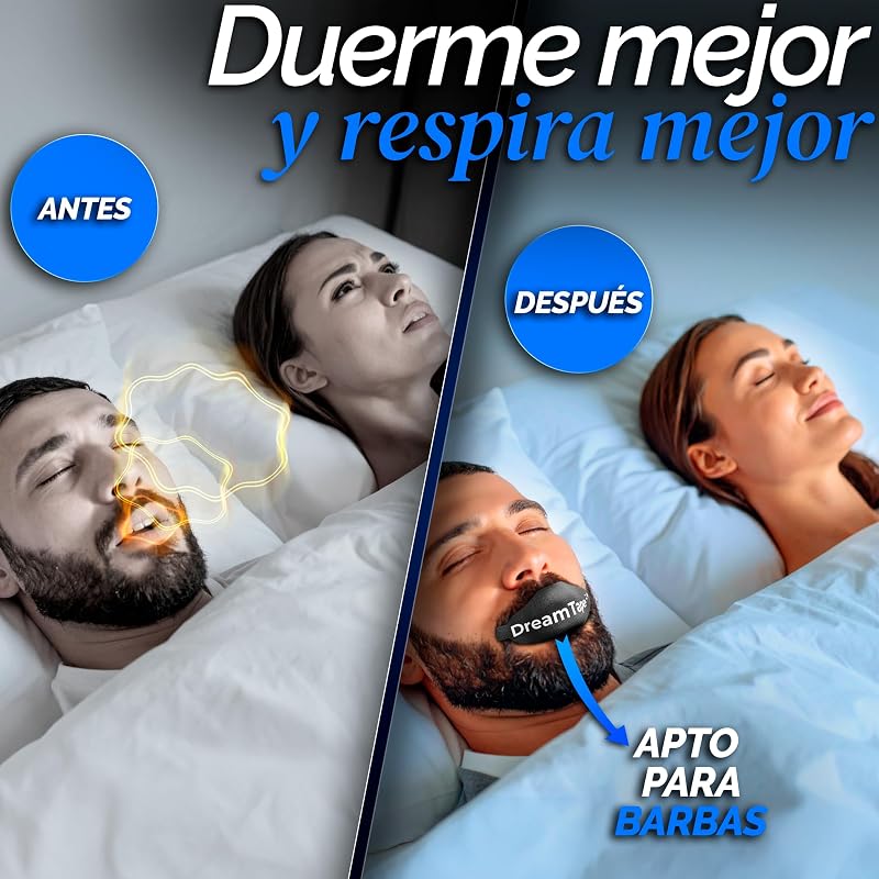 ® Mouth Tape 35 uds Premium – Cinta Bucal para Dormir – Mouth Tape for Sleeping – Reduce ronquidos, boca cerrada, tiras bucales para dormir, parche boca dormir – pegatinas para no roncar