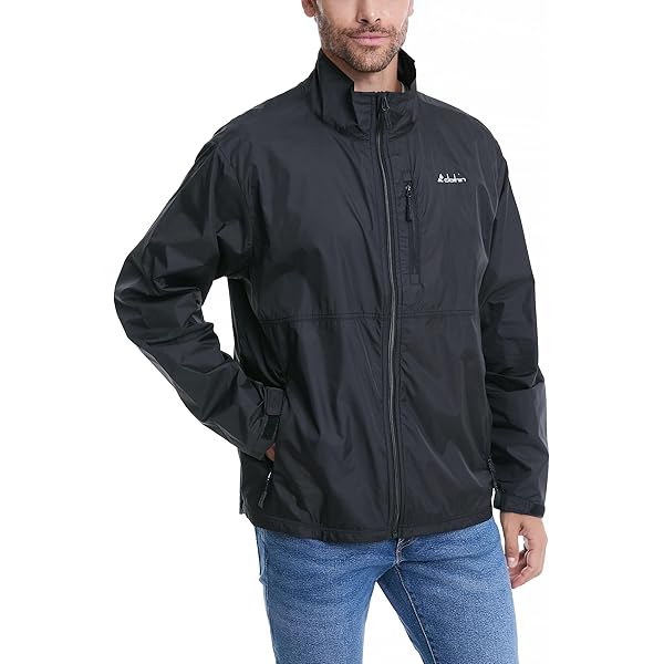 OBSIDIAN WIND BREAKER ブラック　ストレッチ　XL Burnside Lightweight Windbreaker XL Black at Amazon Men's