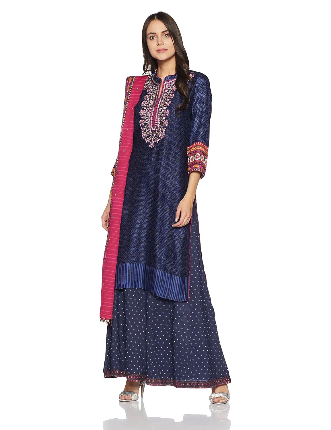 biba women's straight salwar suit