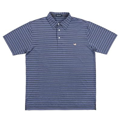 Southern Marsh Performance Gingham Shirt - Moisture-Wicking Dress Shirt In Purple & Gold