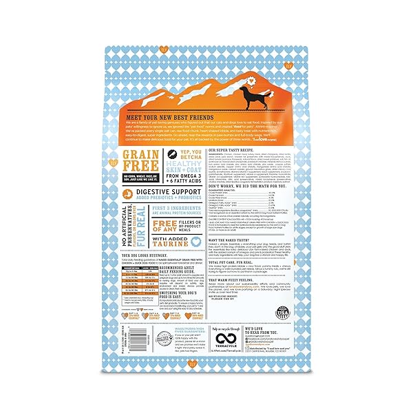 I AND LOVE AND YOU NAKED ESSENTIALS DRY DOG FOOD – CHICKEN + DUCK – HIGH PROTEIN, REAL MEAT, NO FILLERS, PREBIOTICS + PROBIOTICS, 11LB BAG