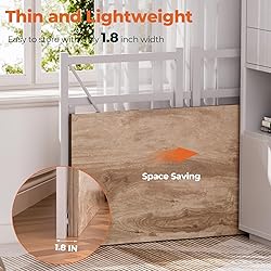 SOROGRA Folding Desk with Storage Pocket for Small