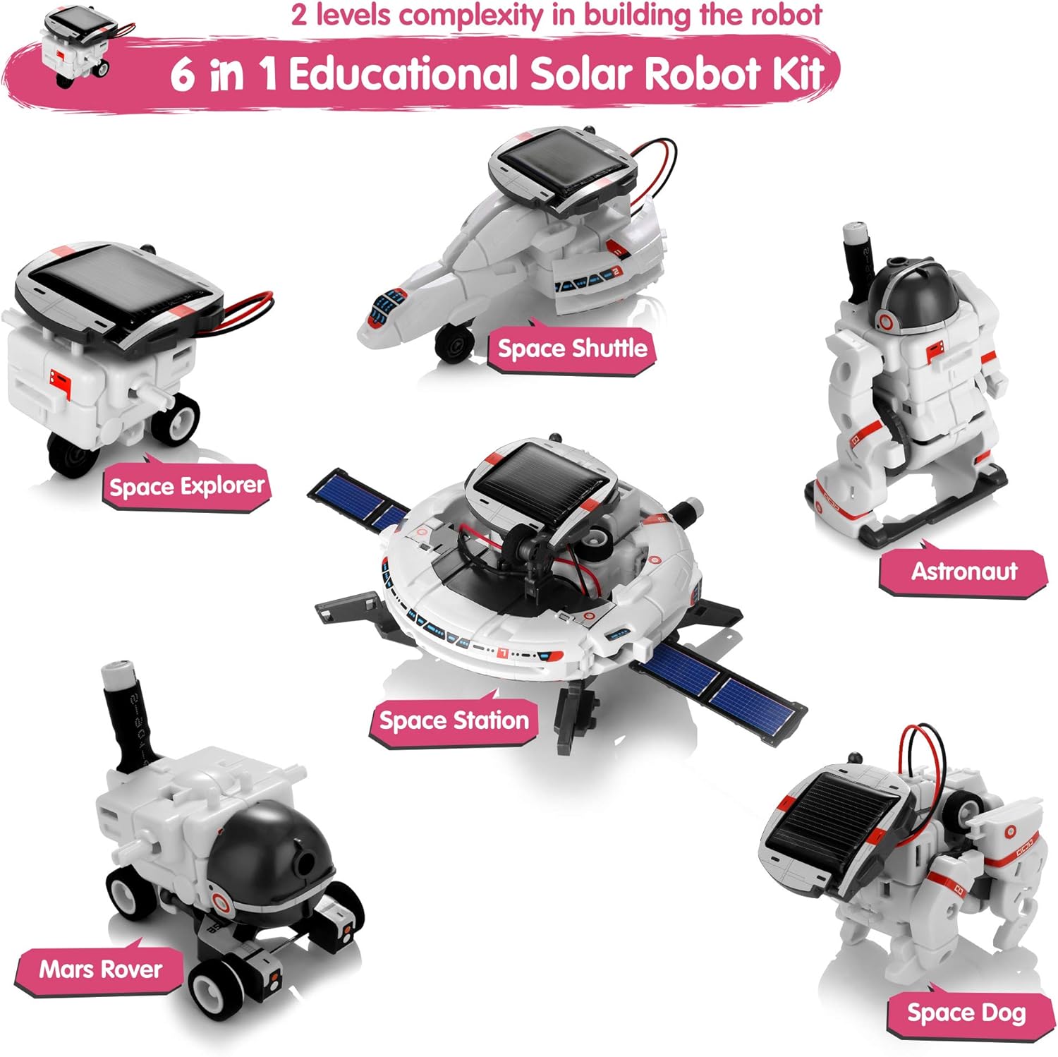 7 in 1 solar robot kit