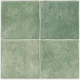 Tretizl 10 Sheets Thicker Design Peel and Stick Backsplash, 3D Self Adhesive Peel and Stick Wall Tile Backsplash for Kitchen, Bathroom, 12"x12", Light Green