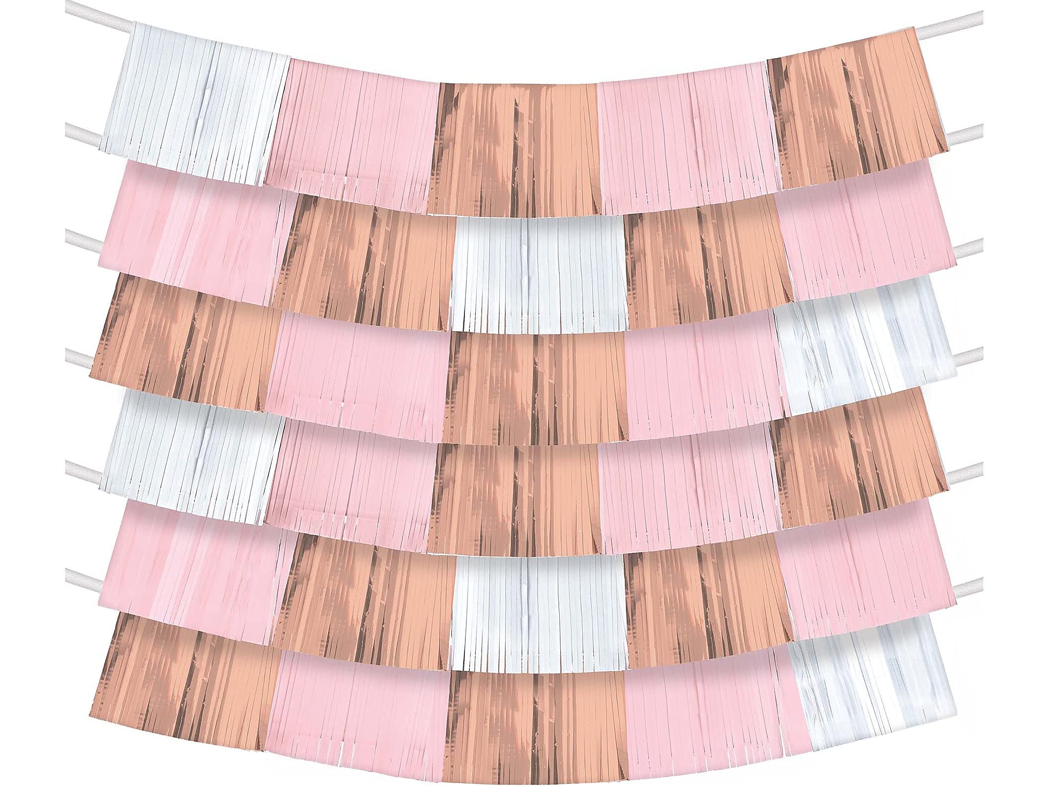 Amscan 242683 Deco Backdrop Rose Gold/Blush