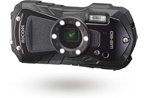 Ricoh WG-80 Black Waterproof Digital Camera Shockproof Freezeproof Crushproof (International Version)
