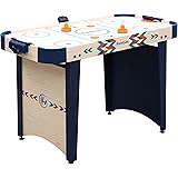 Harvil 4 Foot Air Hockey Game Table for Kids and Adults with Electronic Scorer, Free Pushers and Pucks