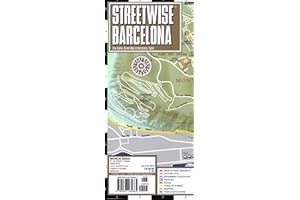 Streetwise Barcelona Map - Laminated City Center Street Map of Barcelona, Spain (Michelin Streetwise Maps)