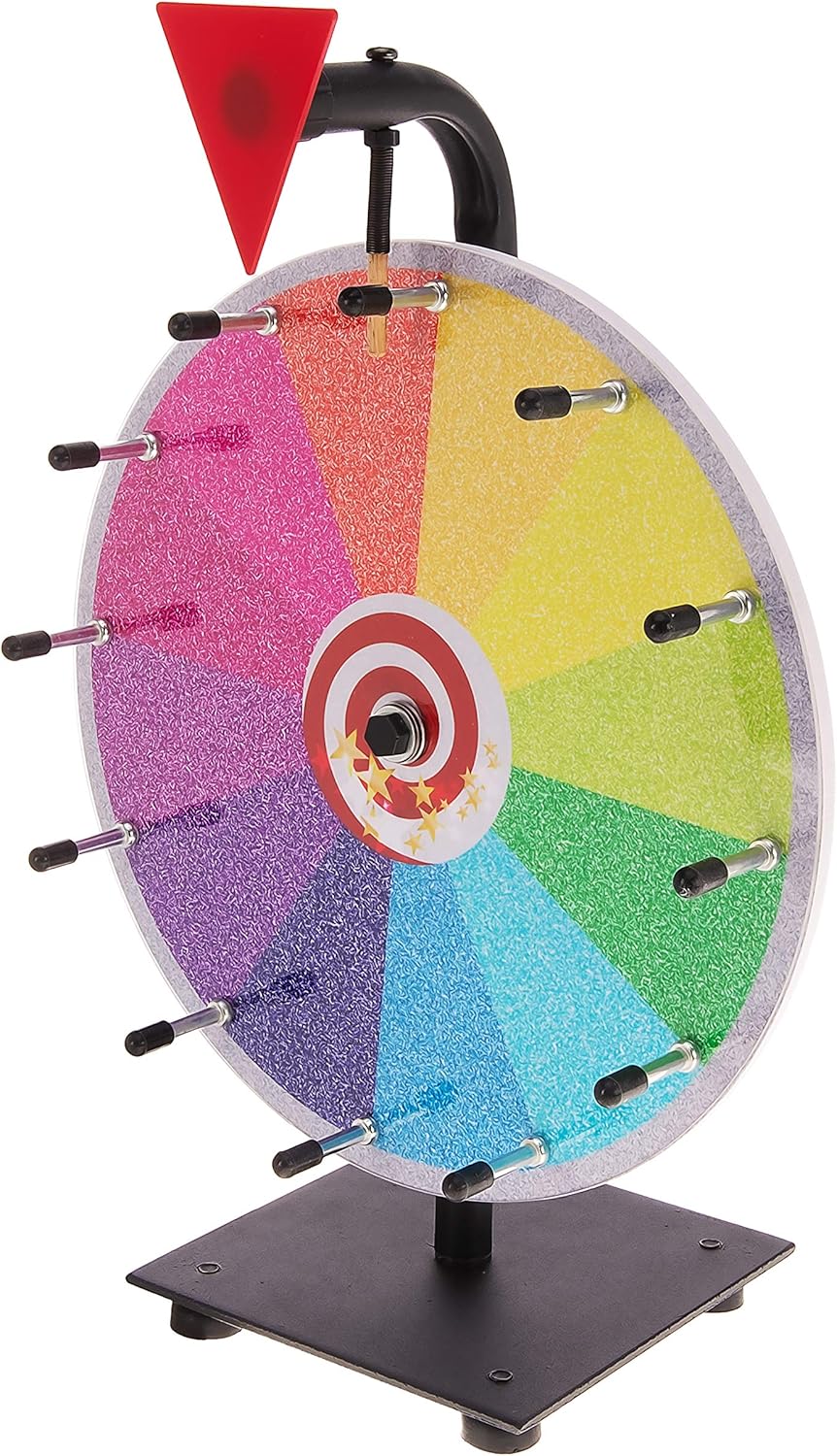 custom spinning wheel on Leisure Sports Game Room 6 Eraser Custom Logo Personalize Printable Self Adhesive Sheets 4 Color White Spinning Wheels Slots 12 12 Spin Wheel For Prizes With Stand Dry Erase Pen