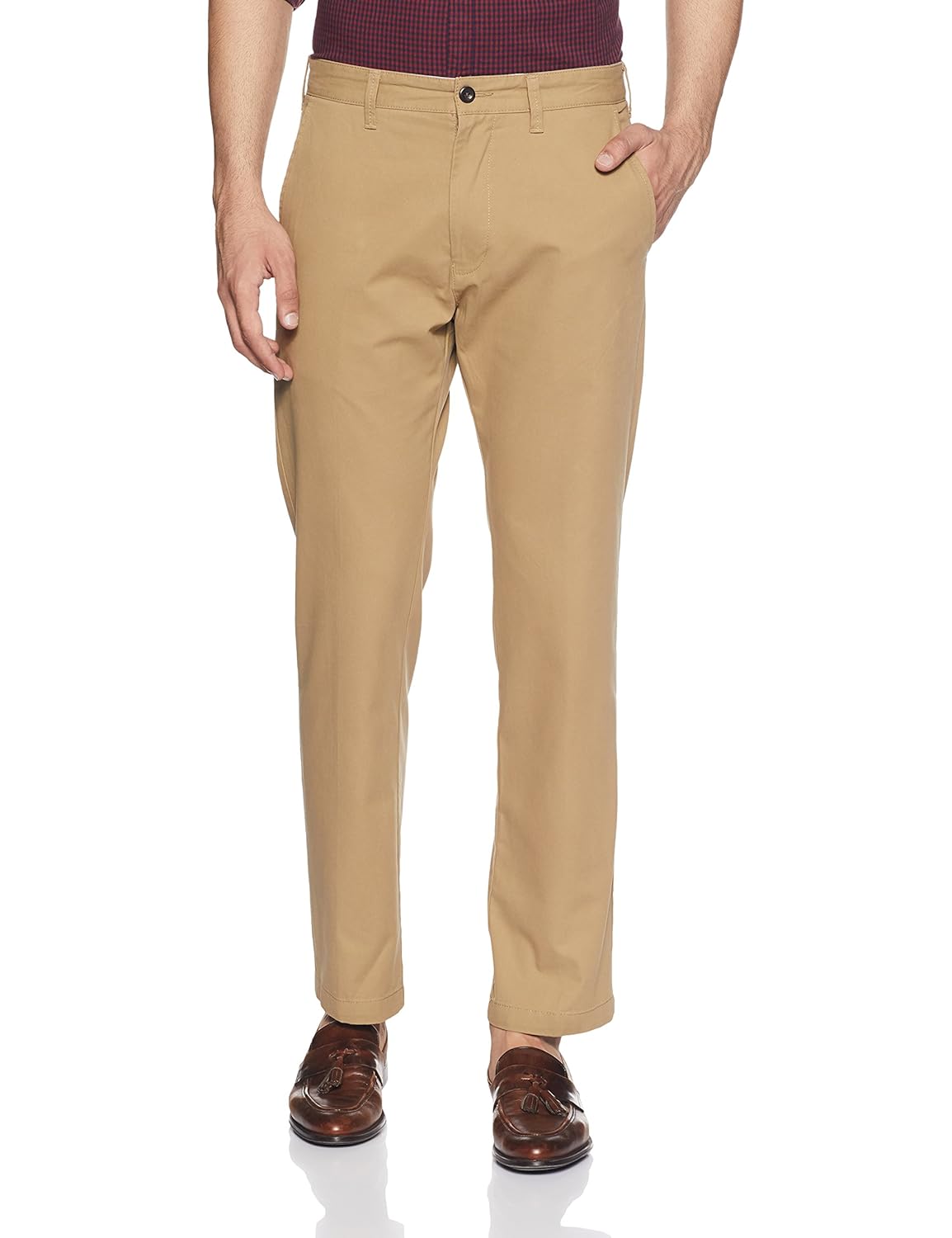 marks & spencer men's straight fit chinos