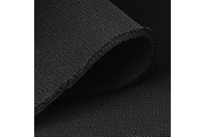 4BANG 96"x56" Speaker Grill Cloth Stereo Mesh Fabric Repair and Replacement Home Speakers Dustproof,Protection,Scratch Resistance Speaker Grill Fabric (Black)