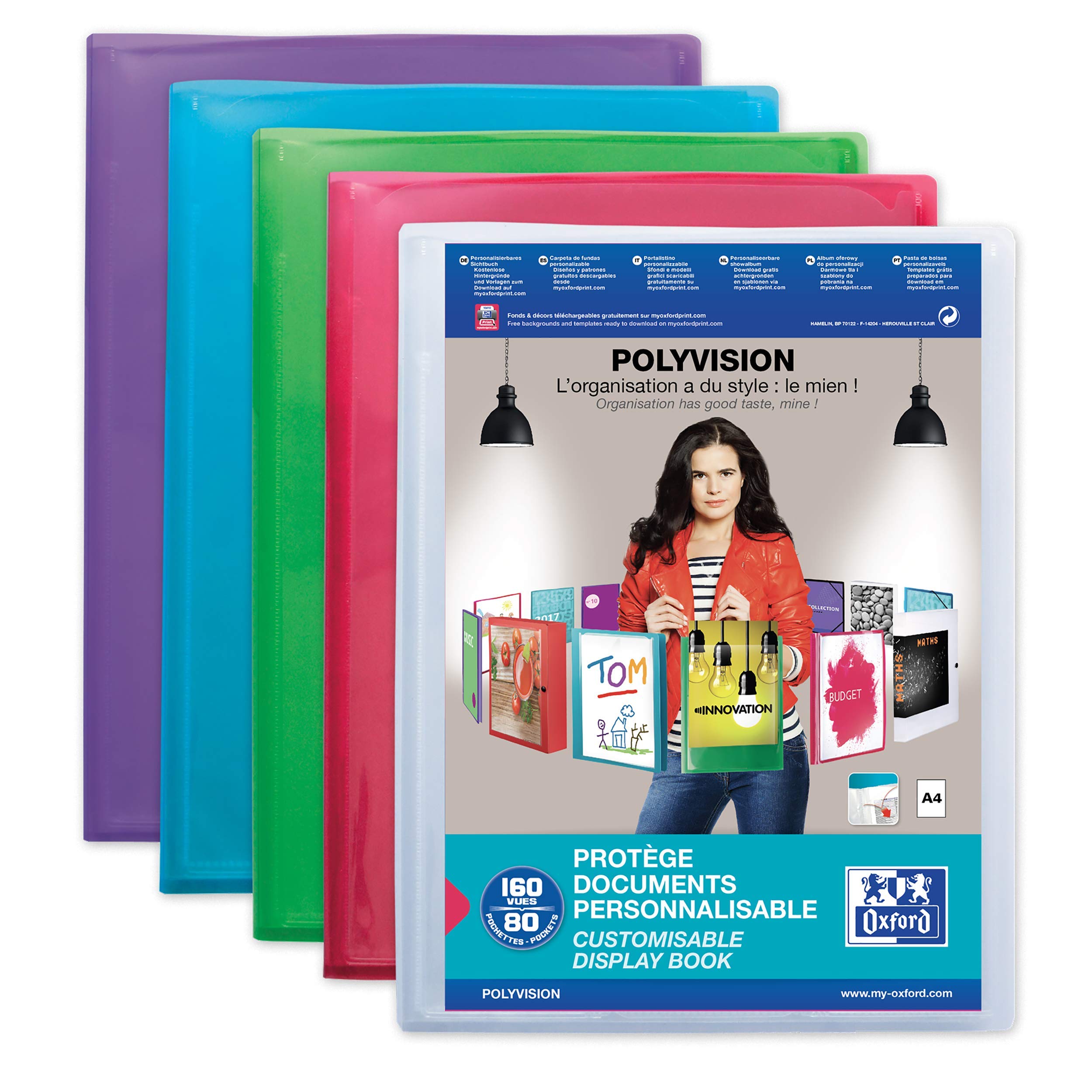 Elba Polyvision 100211078 A4, Assorted Color - 1 Piece