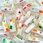 Jujube Nougat Candy, Fruity Jelly Bits, Chewy Candy, 9 Oz Bag | Individually Wrapped Candy, 25 Pieces