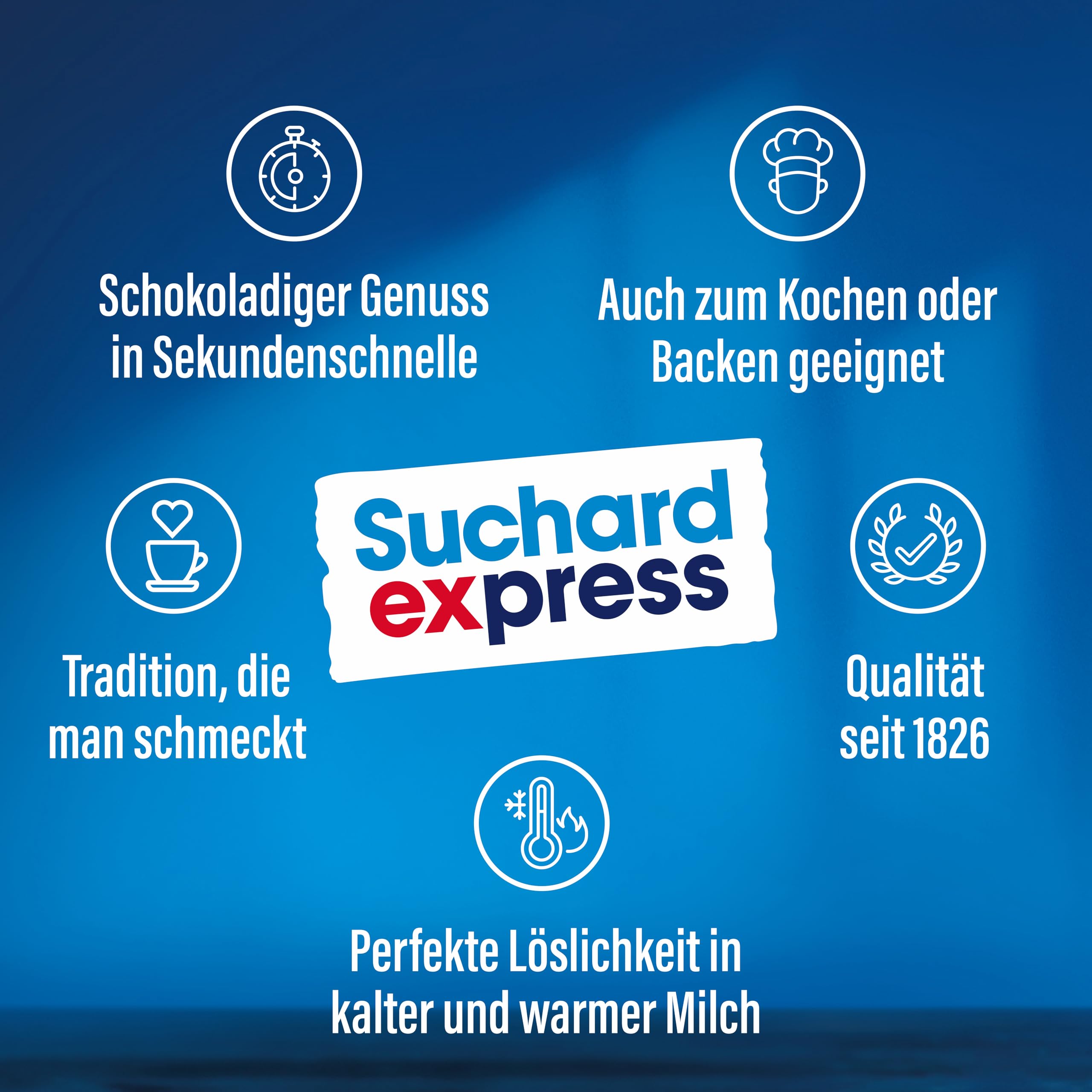 Suchard Express 400g Beutel, Getränkepulver für heiße Schokolade, Nachfüllbeutel, Kakao für kalte oder warme Milch 3