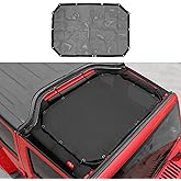 for Jeep JK Sunshade Mesh Top - JeCar Mesh Top Sun Shade JK Front Sunshade UV Protection for 2007-2018 Jeep Wrangler JK 2Door and 4 Doors