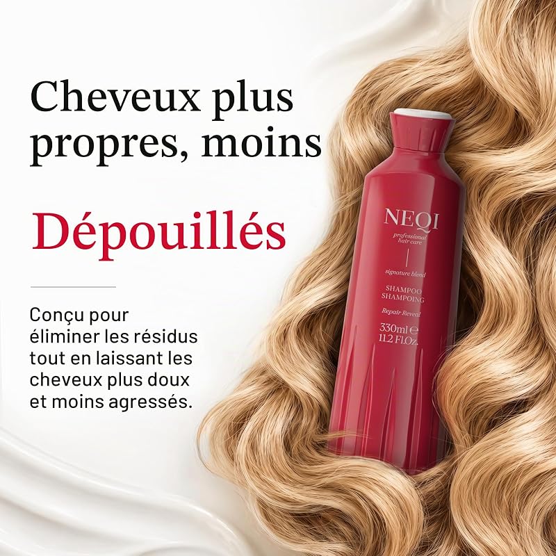 Shampoing Réparateur Cheveux Abîmés, Cheveux Colorés 330ml — photo 4 sur 8