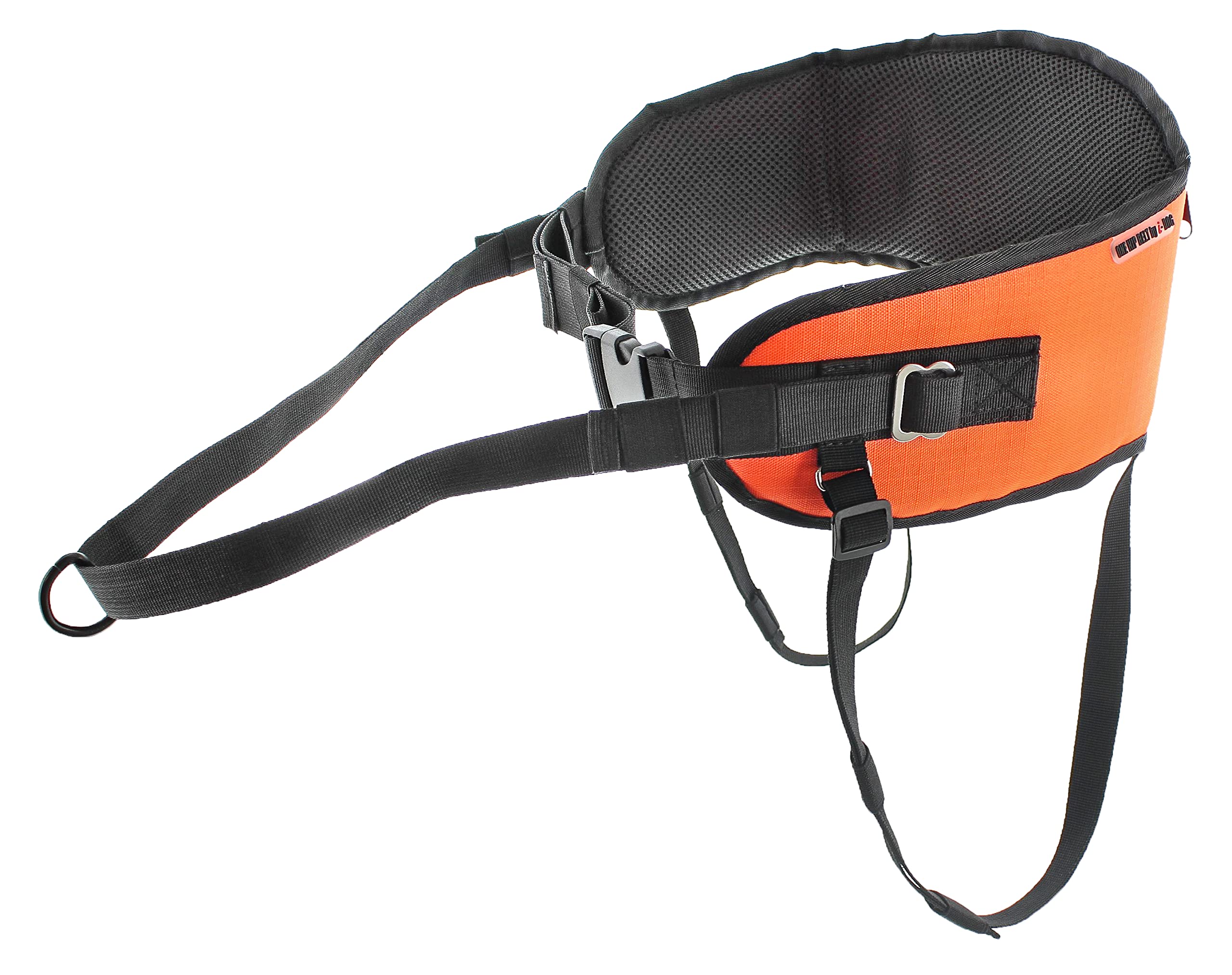 Baudrier Ceinture One cani Cross, cani Rando, cani Jogging, cani Trail, cani Marche Utilisation Sportive ou Loisirs courrir avec Son Chien, I-dog Marque Française - Taille Unique - Coloris Orange