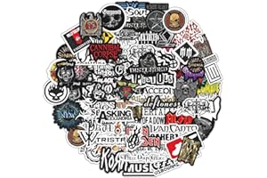 BulbaCraft Legendary Rock Band Stickers – Heavy Metal Laptop Decals - Vinyl Band Stickers for Adults, Rock Stickers and Decals, Guitar Stickers, Rock Music Stickers, Heavy Metal Gifts for Men