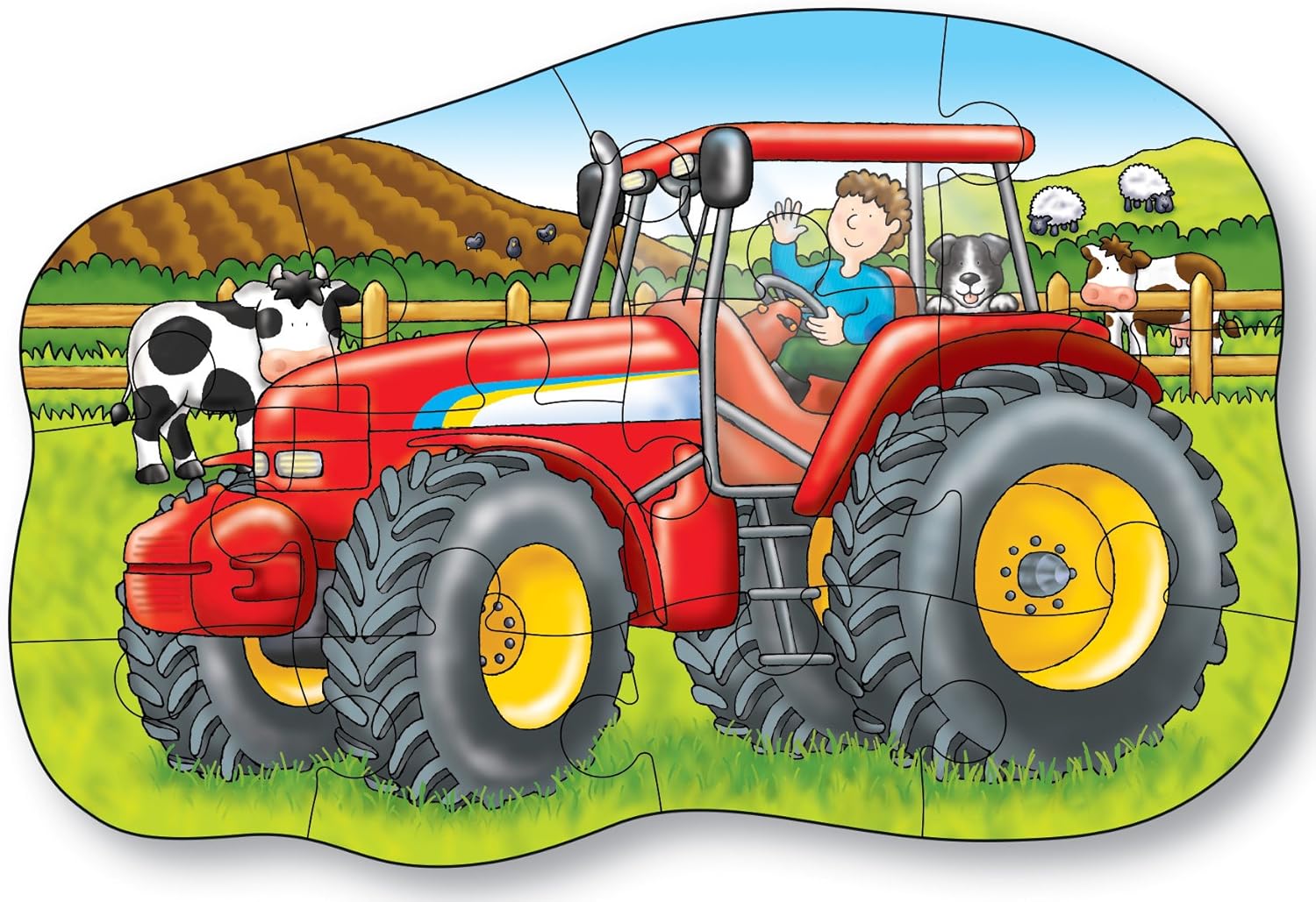 orchard toys tractor puzzle