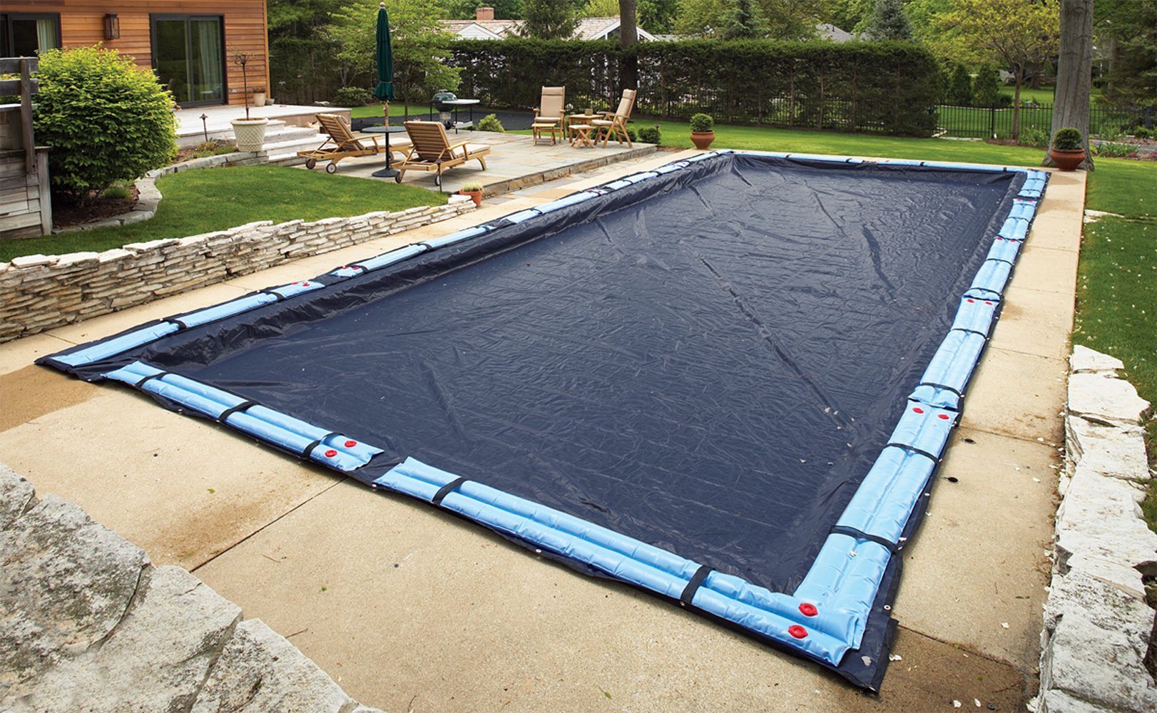 Blue Wave Bronze 8-Year 20-ft x 40-ft Rectangular In Ground Pool Winter Cover