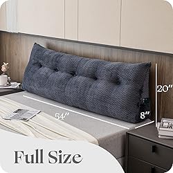 ZOEMO Large Bolster Triangular Headboard Wedge