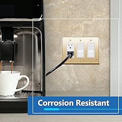 LIDER Decorator Switch or Receptacle Metal Wall