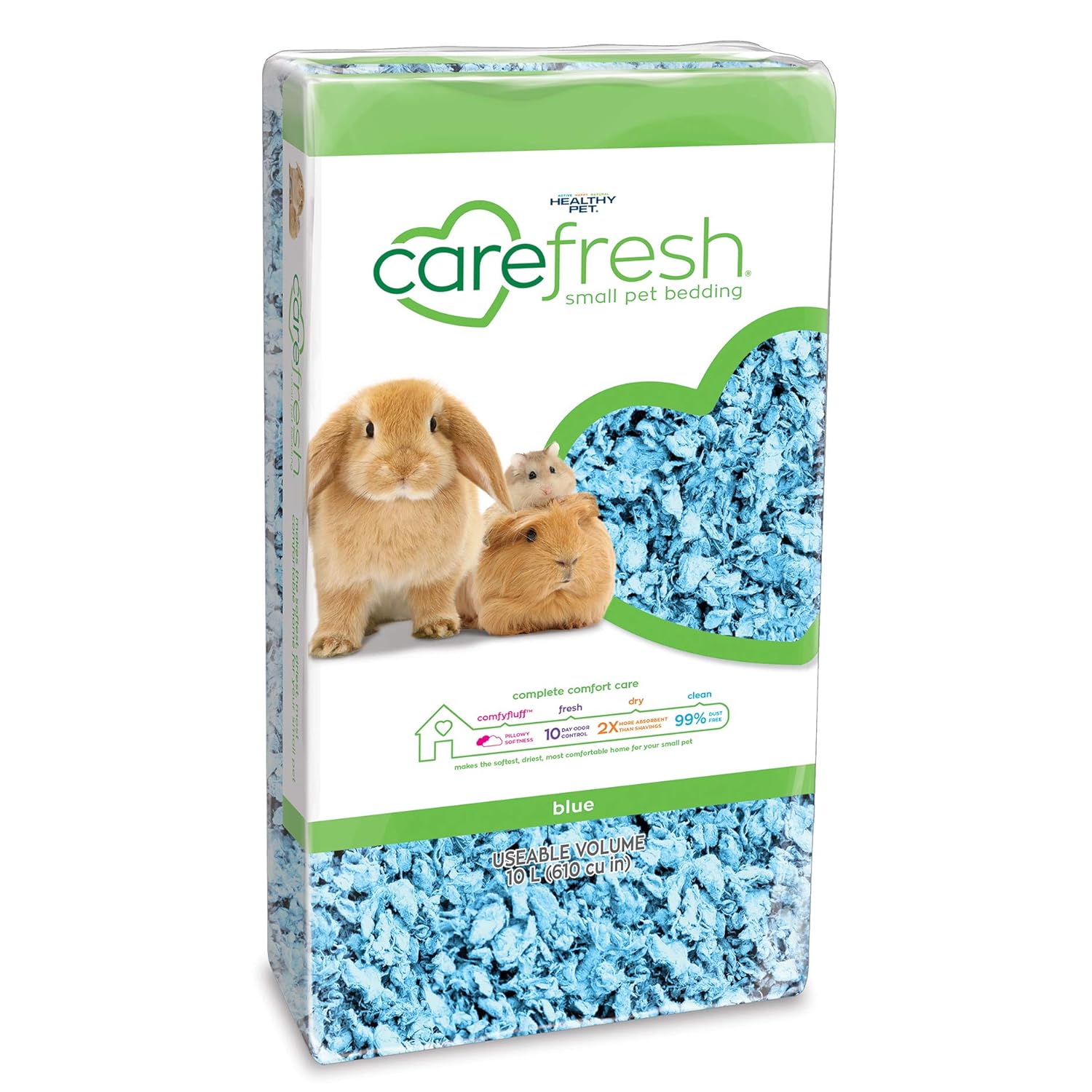 Carefresh Complete Pet Bedding, 10 L, Blue Amazon.co.uk Pet Supplies