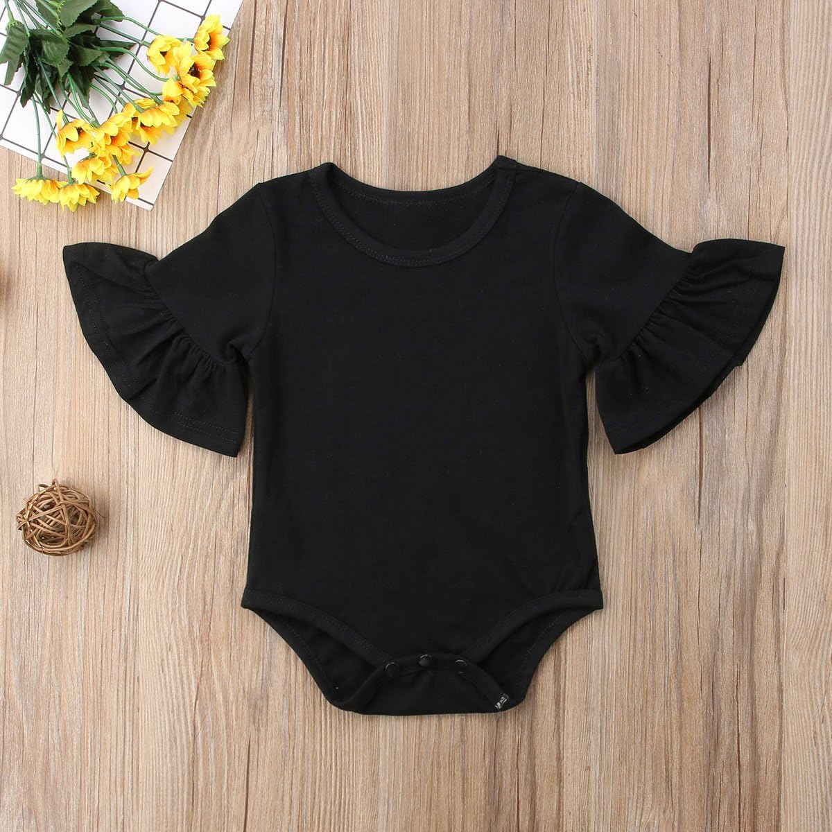 black bodysuit baby girl
