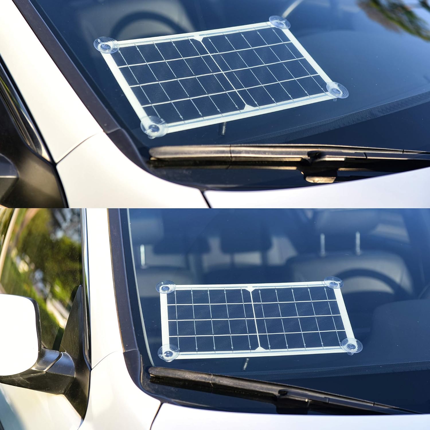 TP-solar10 Watt 12 Volt Solar Panel Battery Charger 10W 12V Portable Solar Trickle Battery Maintainer with Cigarette Lighter Plug & Alligator Clip for Car Boat: Garden & Outdoor