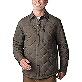 Free Country Men's Quilted Jacket Lightweight Windbreaker Water Resistant Fall Coat Comfortable Casual Workwear-Function II