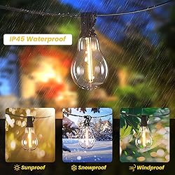 DAMAING Outdoor String Lights 120FT Waterproof