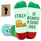 Travel Gifts - Fun Socks for Men and Women, Unique Gift for Travelers, Ideal Stocking Stuffers for Men
