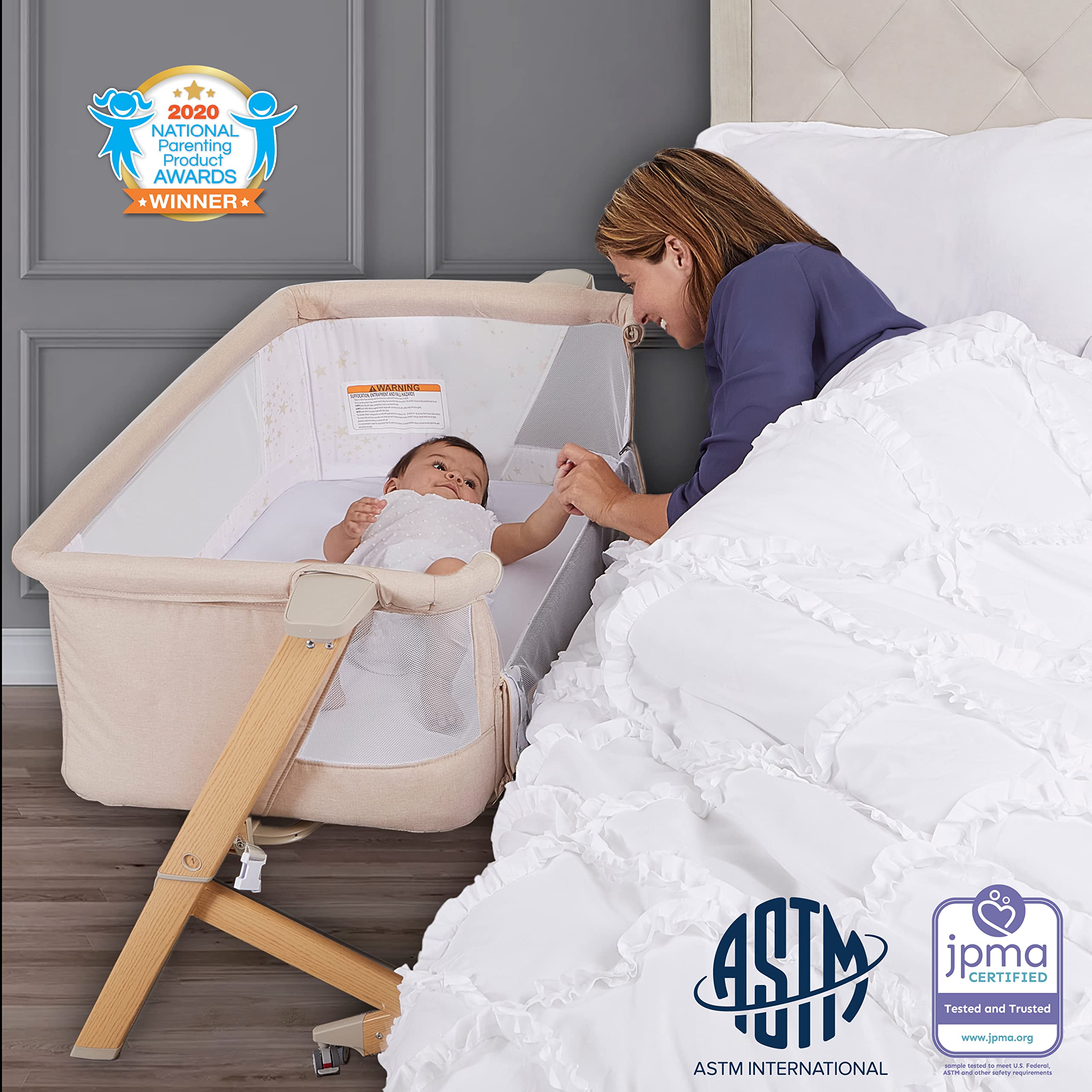 Evolur Stellar and Bedside Sleeper, Easy to Fold and Carry