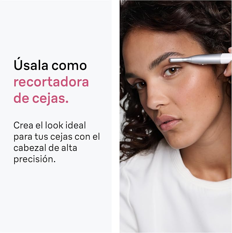 Silk·épil Recortadora para La Zona del Bikini Y Cejas, FG1105, Rosa