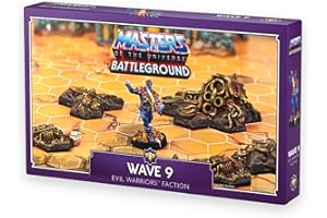 Masters of The Universe Battleground Wave 9 Evil Warriors Faction Expansion Set - Includes Faker Miniature and 5 Terrain Acce