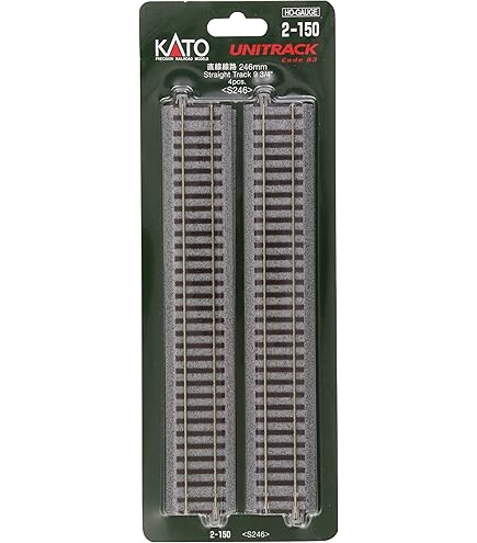 Kato 2840 #4 Manual Left-Hand Turnout – HO Scale Model Railroad Track