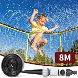 Vinsani 8M Trampoline Sprinkler Water Park Hose Adjustable Pressure view 3