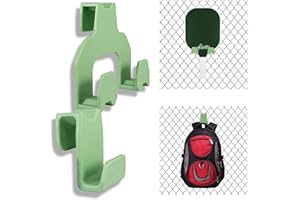 Sonix Pickleball Fence Hooks - Sport Court Fence Hook Hangers for Pickleball, Paddles, Bags