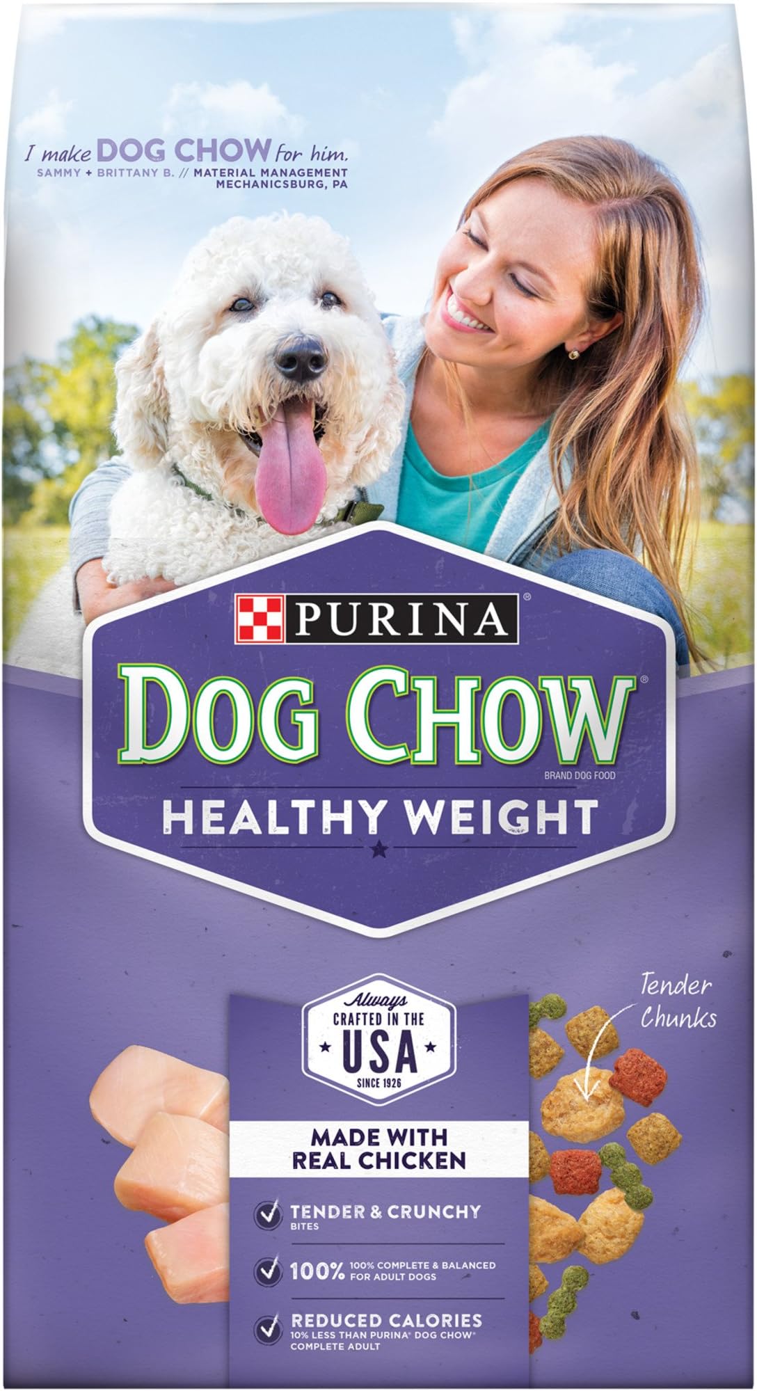 Purina Dog Chow Healthy Weight Adult Dry Dog Food - Six (6) 4 Lb. Bags