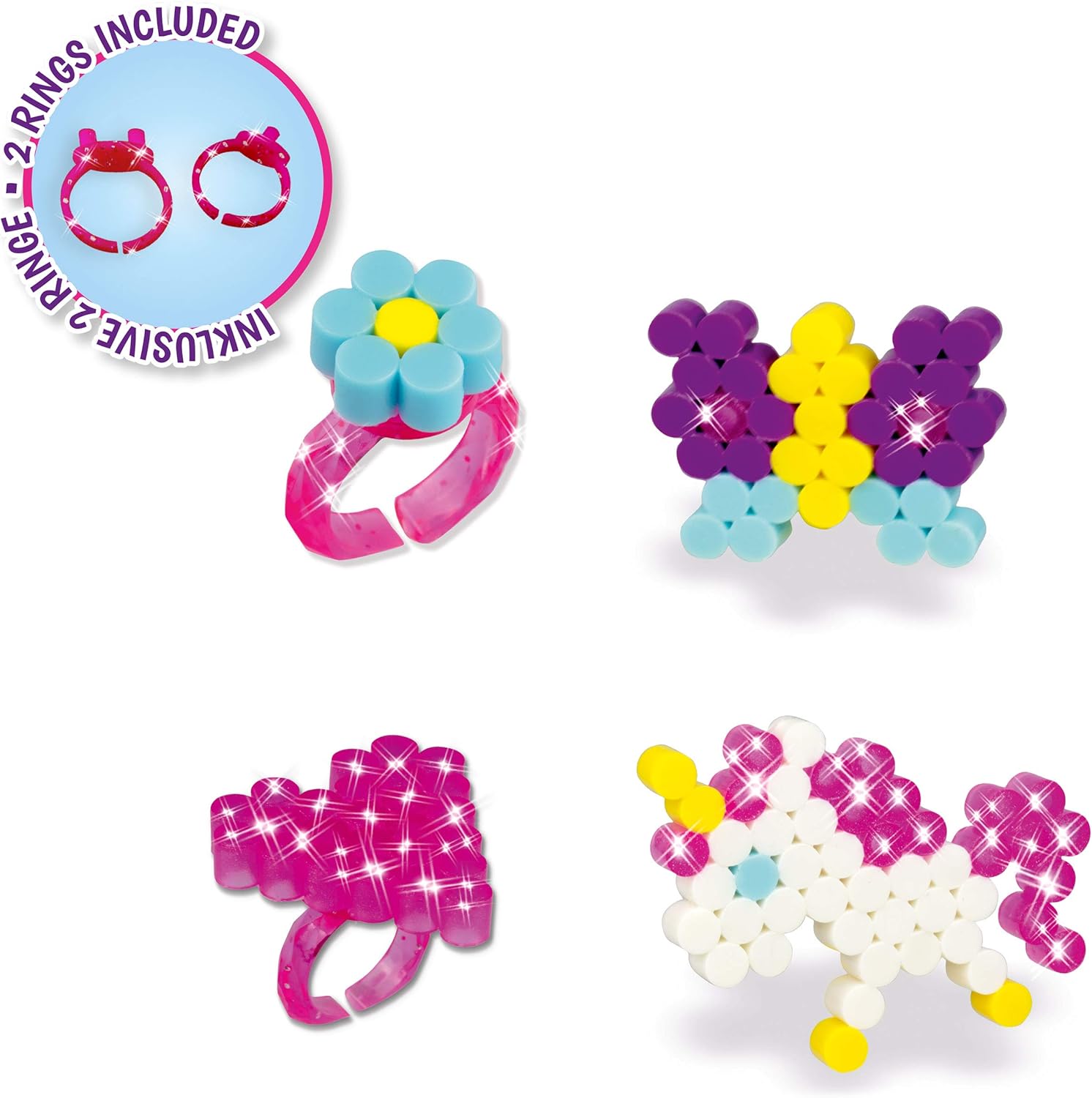 CRAZE Splash BEADYS 26038 Foilbag Starter Pack Children's Jewellery Iron-On Beads Set for Crafts Beautiful Colours - Image 3