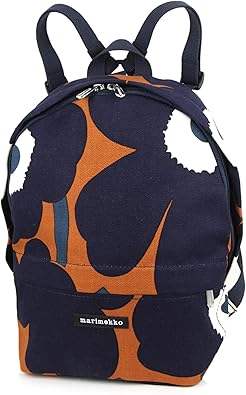 Amazon マリメッコ Marimekko リュックサック 855 ピエニ ウニッコ ブラウン ネイビー 並行輸入品 Marimekko マリメッコ レディース