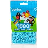 Perler 80-15216 Fuse Beads for Crafts, 1000pcs, Sky Blue