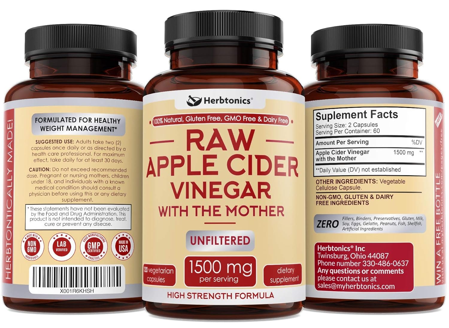 vinegar pills with mother