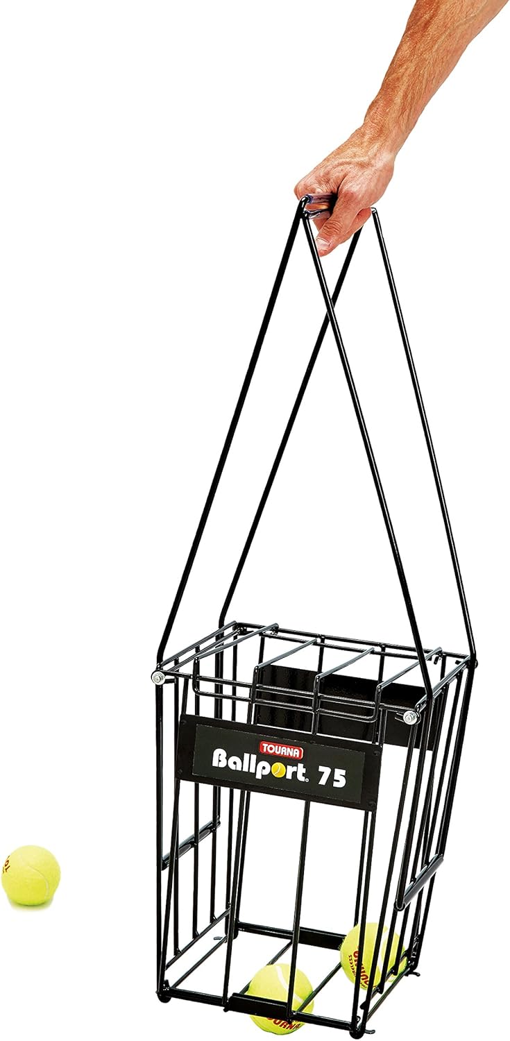 Tourna Ballport 75 Ball Tennis Hopper : Sports & Outdoors