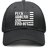 Supload Fuck Around and Find Out Hat Fuck Around and Find Out Cap Mesh Baseball Cap Golf Hat Funny
