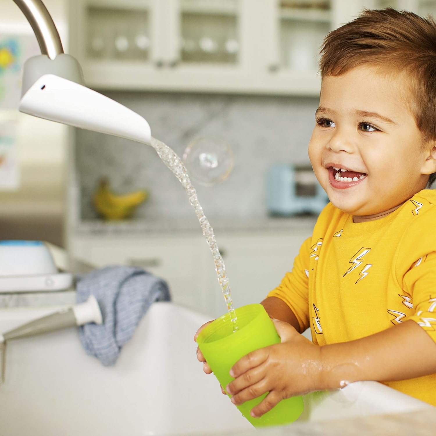 Munchkin Faucet Extender 2 Piece Set, Grey : Baby