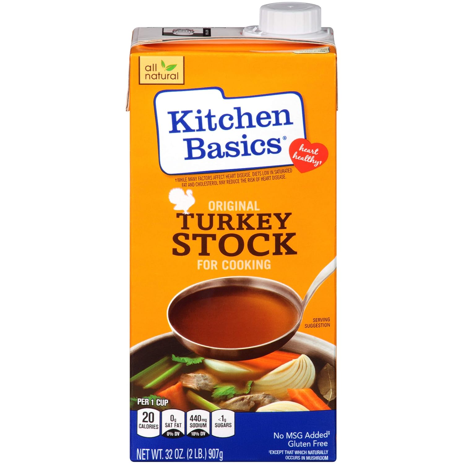 Kitchen Basics Original Turkey Stock, 32 oz (Pack of 12)